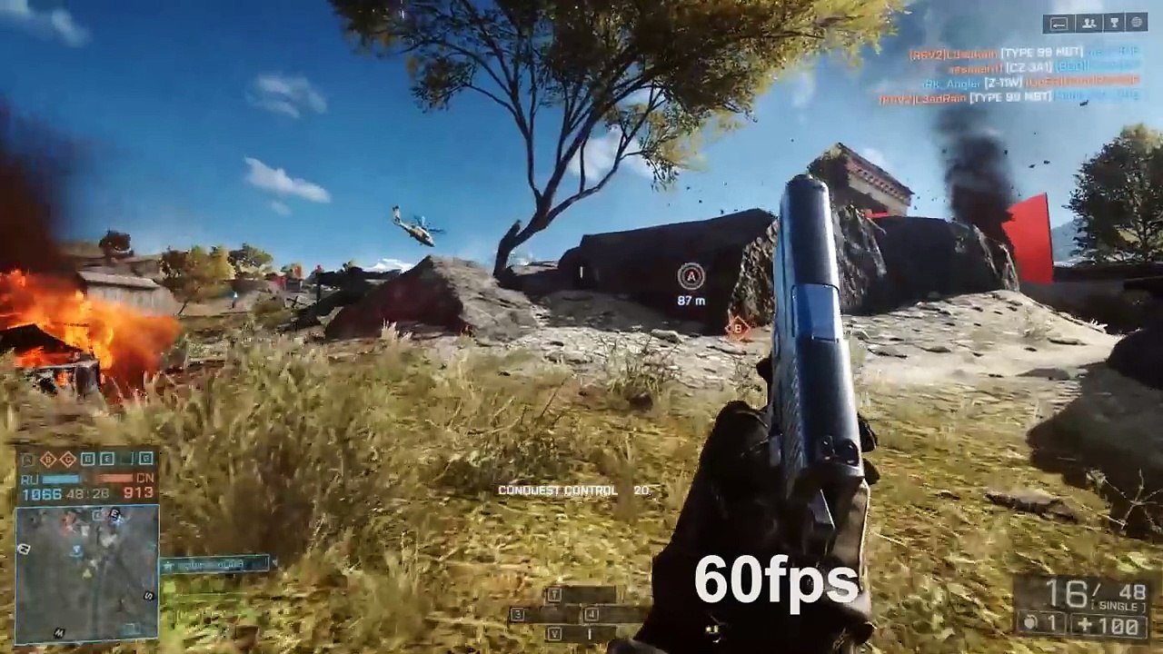 30FPS vs 60FPS- the difference.