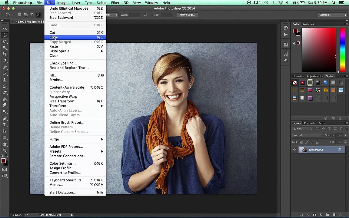 005 Master the Elliptical Marquee Tool in Photoshop CC: Complete Tutorial