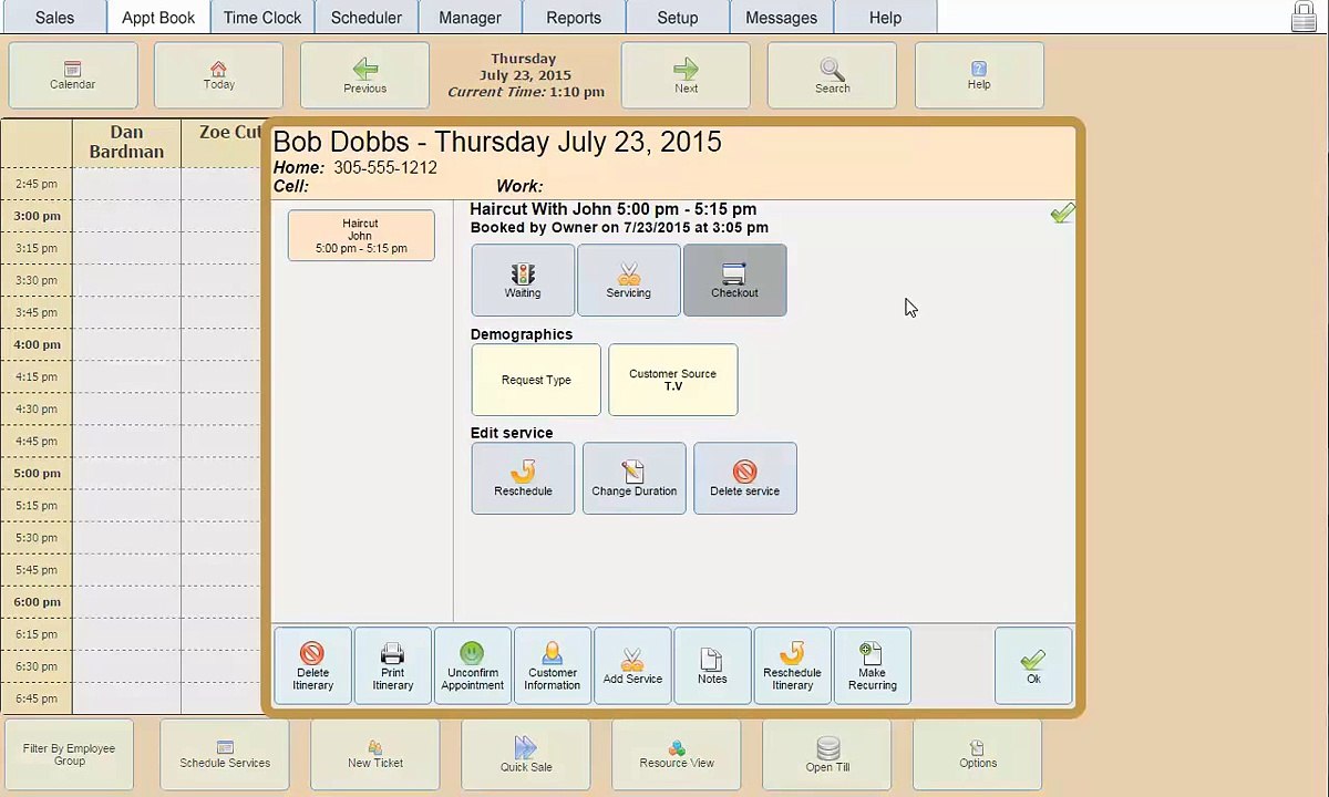 Salon Appointment Software - SuperSalon