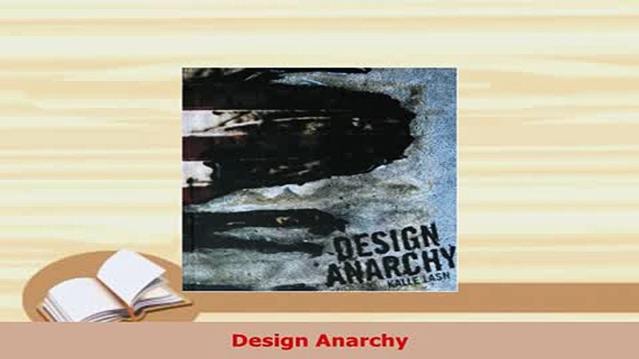 PDF  Design Anarchy PDF Online
