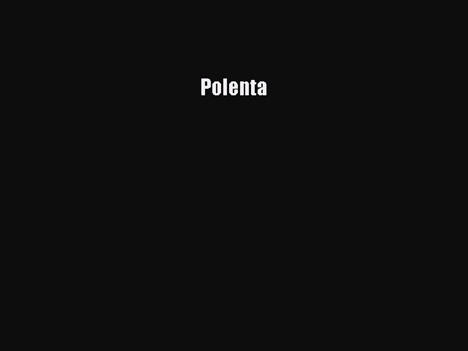 [Download PDF] Polenta PDF Free