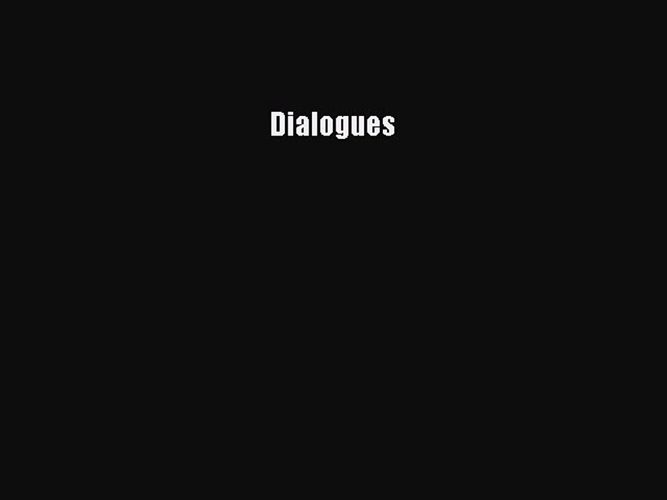 Download Dialogues  EBook