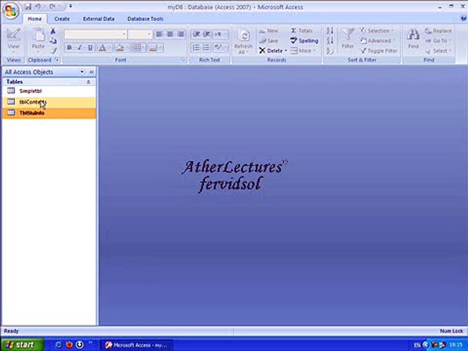 ms access tutorial 4 in Urdu Hindi