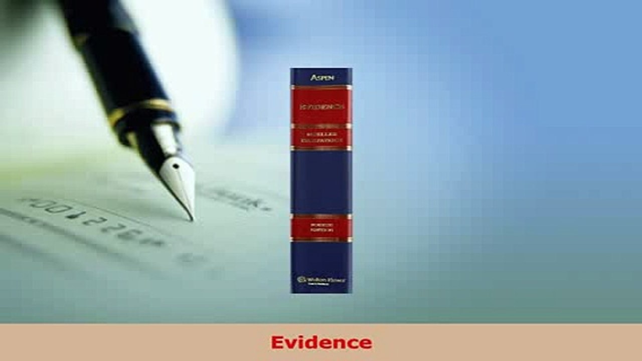 Download  Evidence  EBook