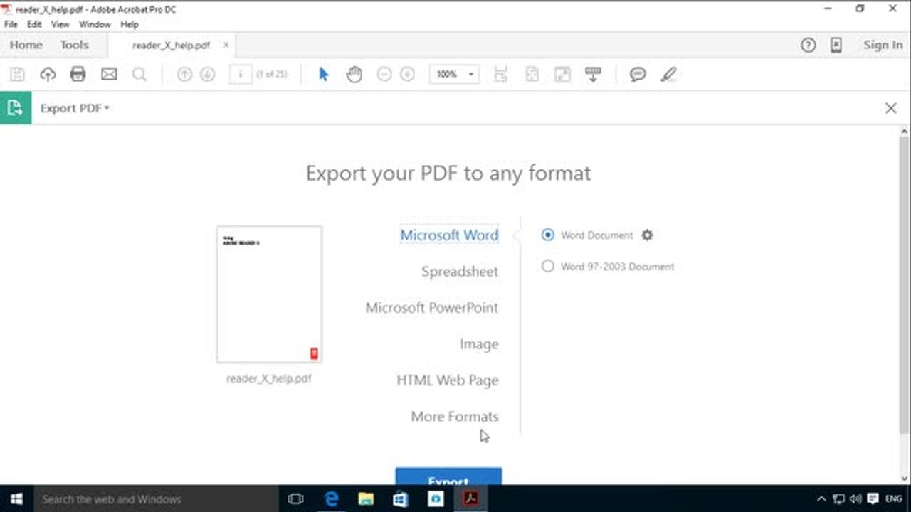 Cómo pasar de PDF a Word con Adobe Reader.mp4
