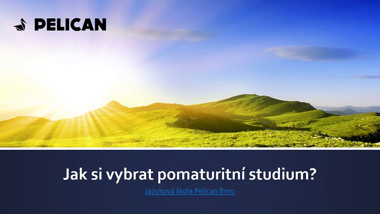 Jak si vybrat pomaturitní studium