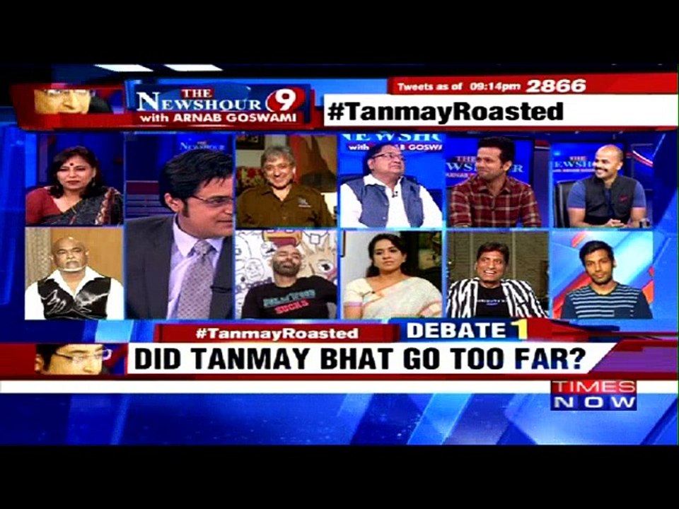 The Newshour Debate: #TanmayRoasted: What's offensive, what's not?