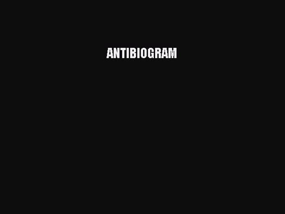 Download the PDF Antibogram Now – Read Online Instantly 📄