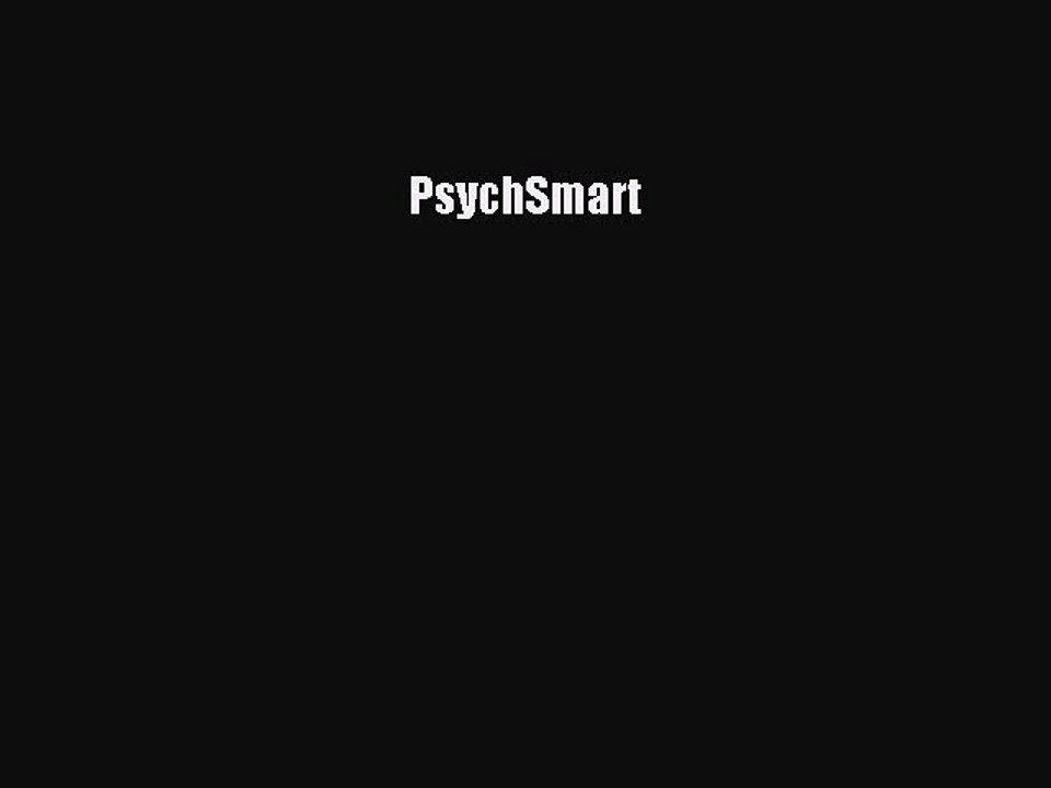 Download PsychSmart PDF – Read the Book Online Instantly 📘