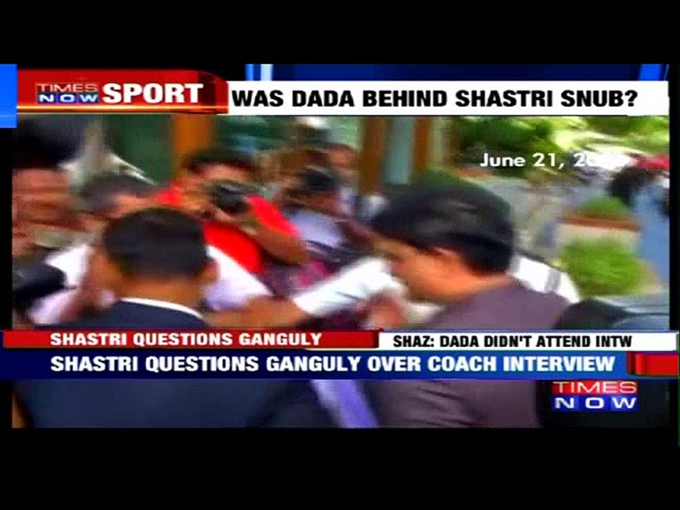 Sourav Ganguly was Disrespectful Accuses Ravi Shastri