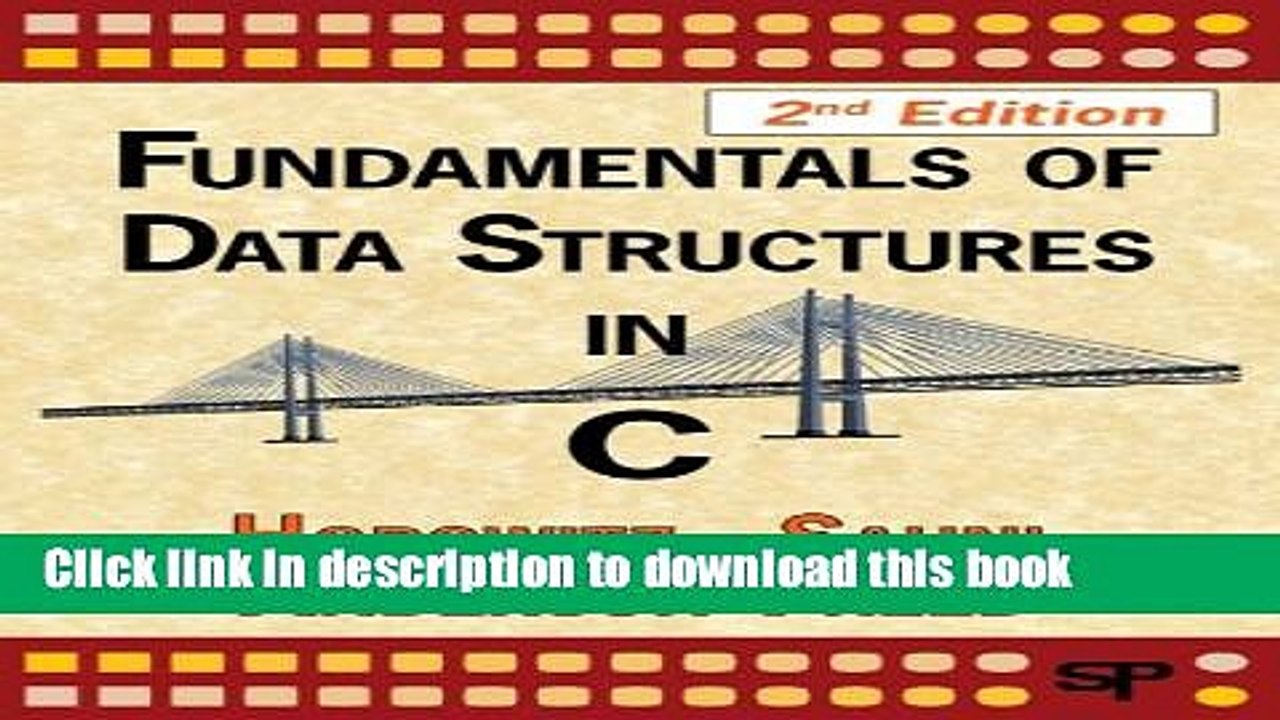 Read Fundamentals of Data Structures in C Ebook Free