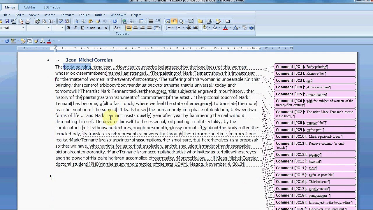 What are Track Changes and when to use them