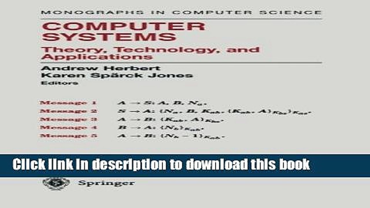Download Computer Systems: Theory, Technology, and Applications (Monographs in Computer Science)