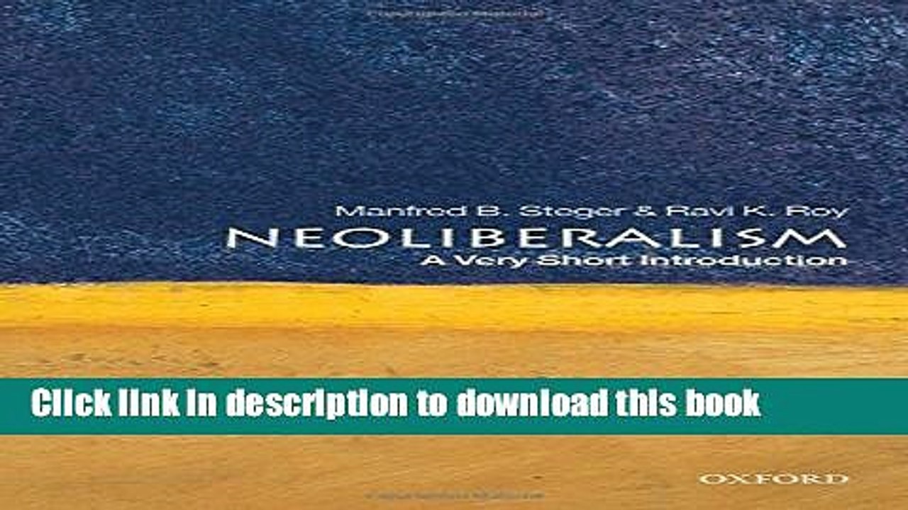 [Download] Neoliberalism: A Very Short Introduction Free Books