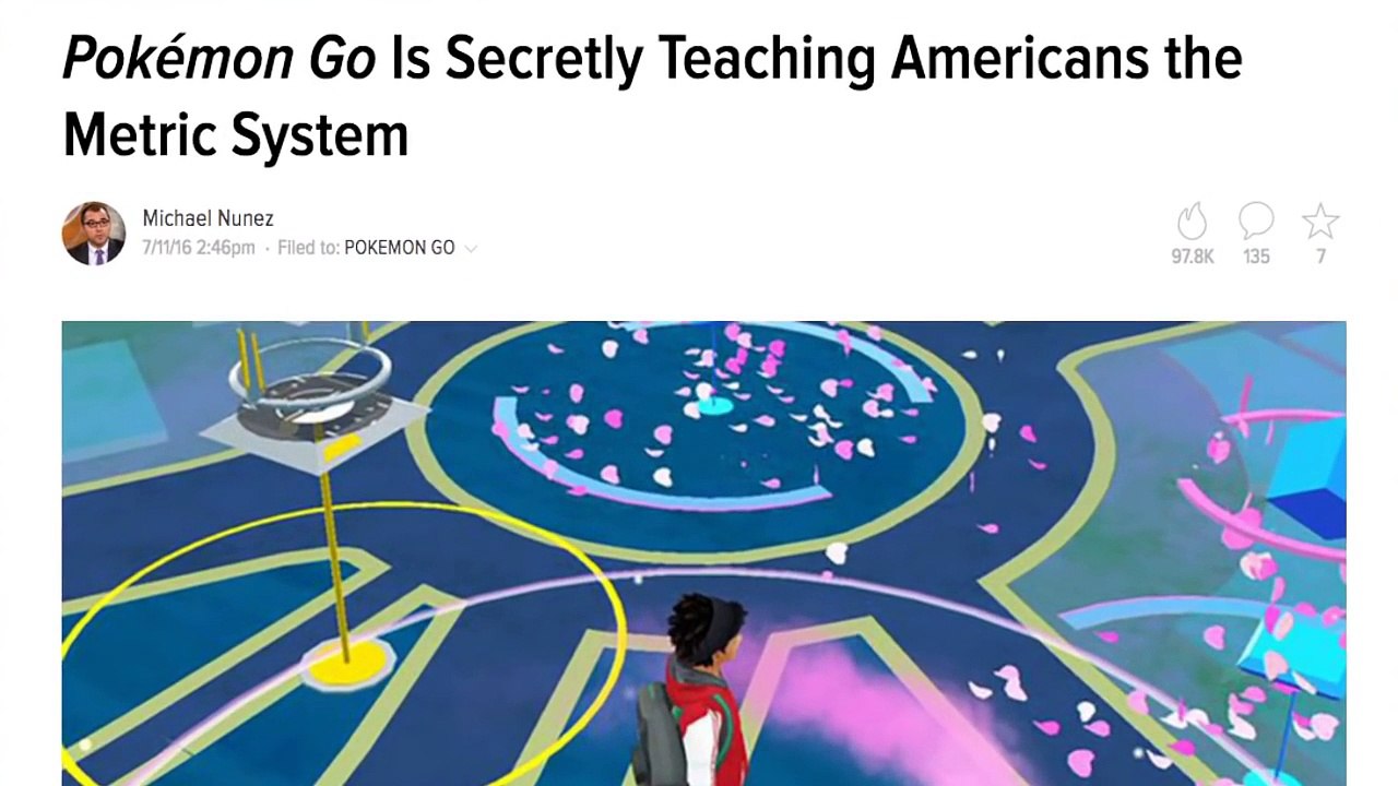 Pokémon Go e o Sistema Métrico Decimal | Matemática Rio
