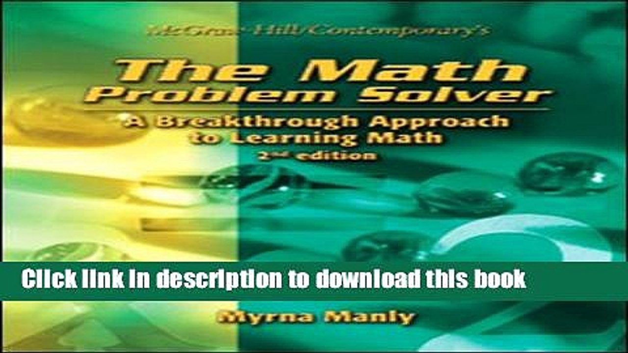 Books The Math Problem Solver: 2nd Edition, Student Text Full Online