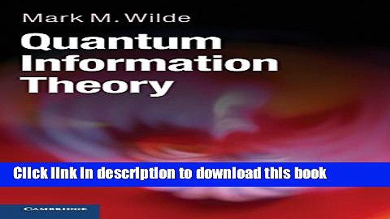 Ebook Quantum Information Theory Full Online