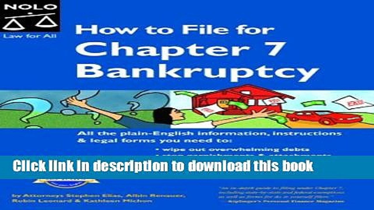 [PDF] How to File for Chapter 7 Bankruptcy Free Books