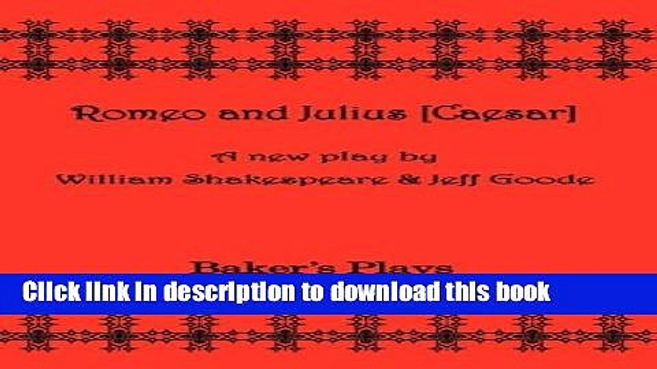 Books Romeo and Julius [Ceaser] Full Download