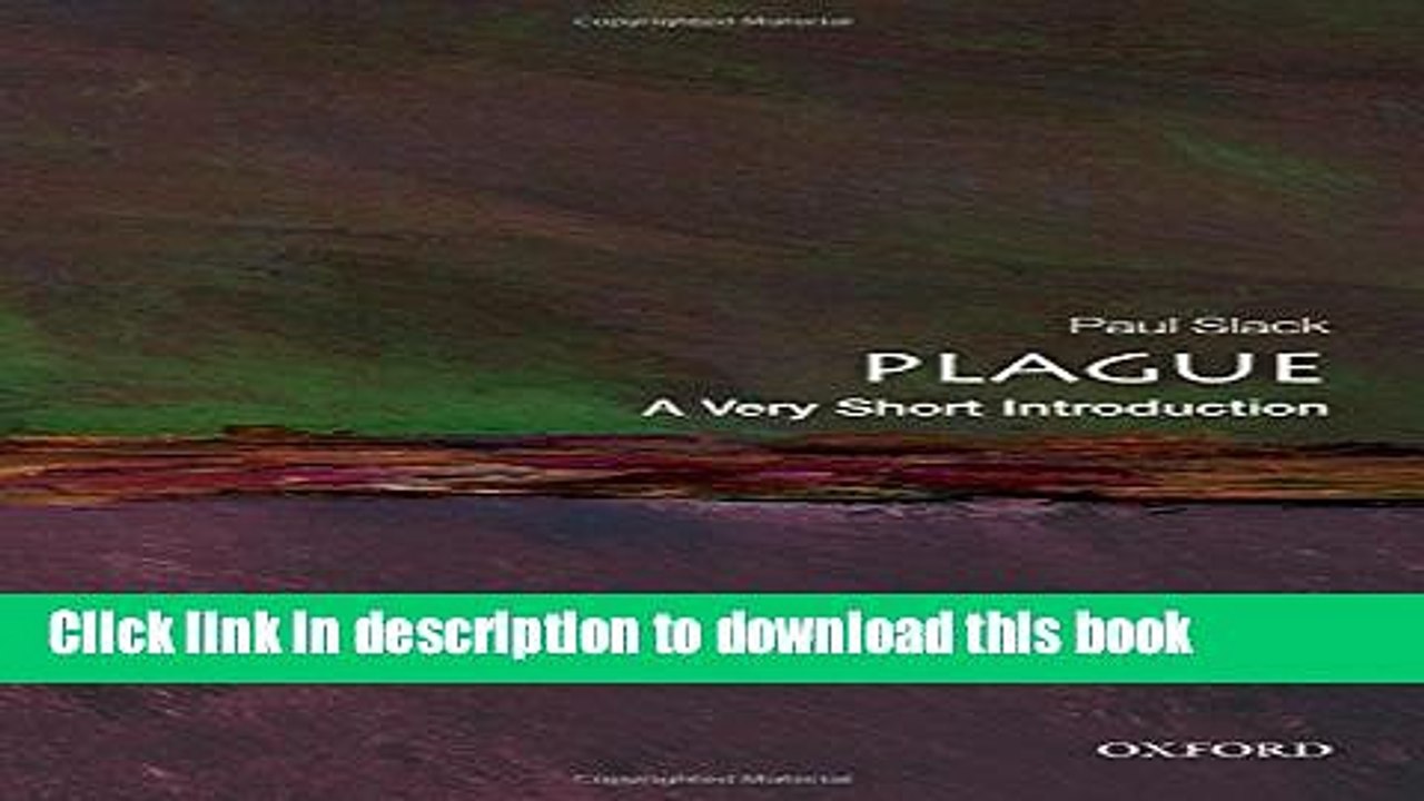 [Read PDF] Plague: A Very Short Introduction Download Online