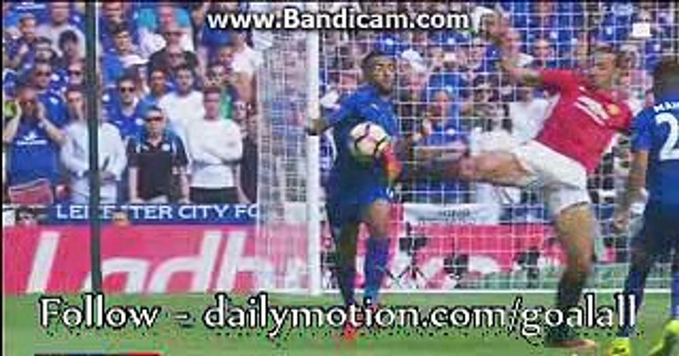 Zlatan Ibrahimovic Taekwondo Style - Leicester vs Manchester United - Community Shield