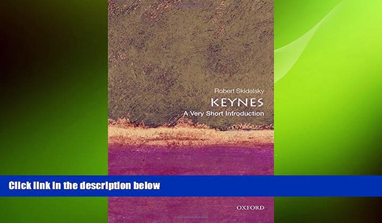 FREE DOWNLOAD  Keynes: A Very Short Introduction  DOWNLOAD ONLINE