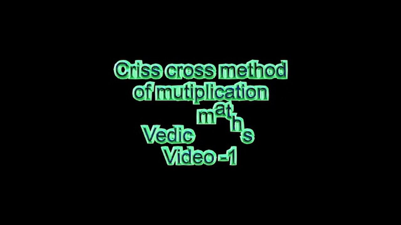 Vedic Maths tutorial