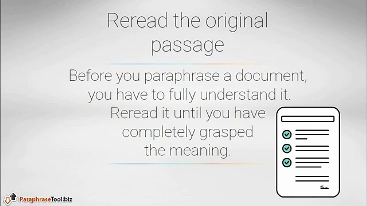 Effective Paraphrasing Step by Step