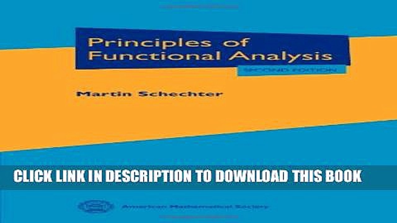 [Download] Principles of Functional Analysis (Graduate Studies in Mathematics) Hardcover Online