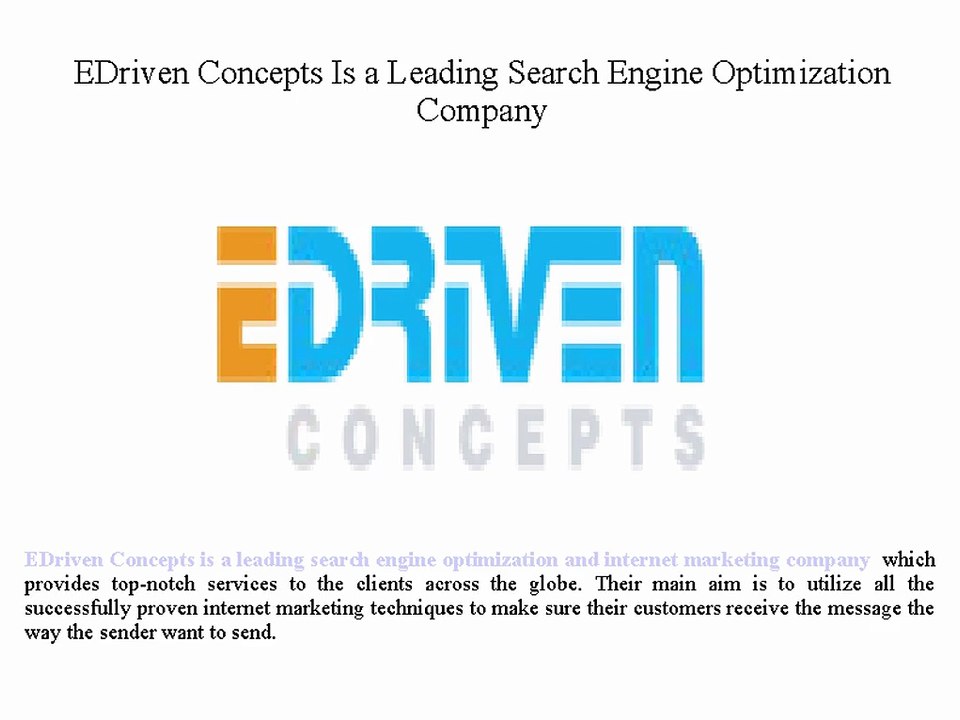 EDriven Concepts: Top SEO & Digital Marketing Agency 🌐