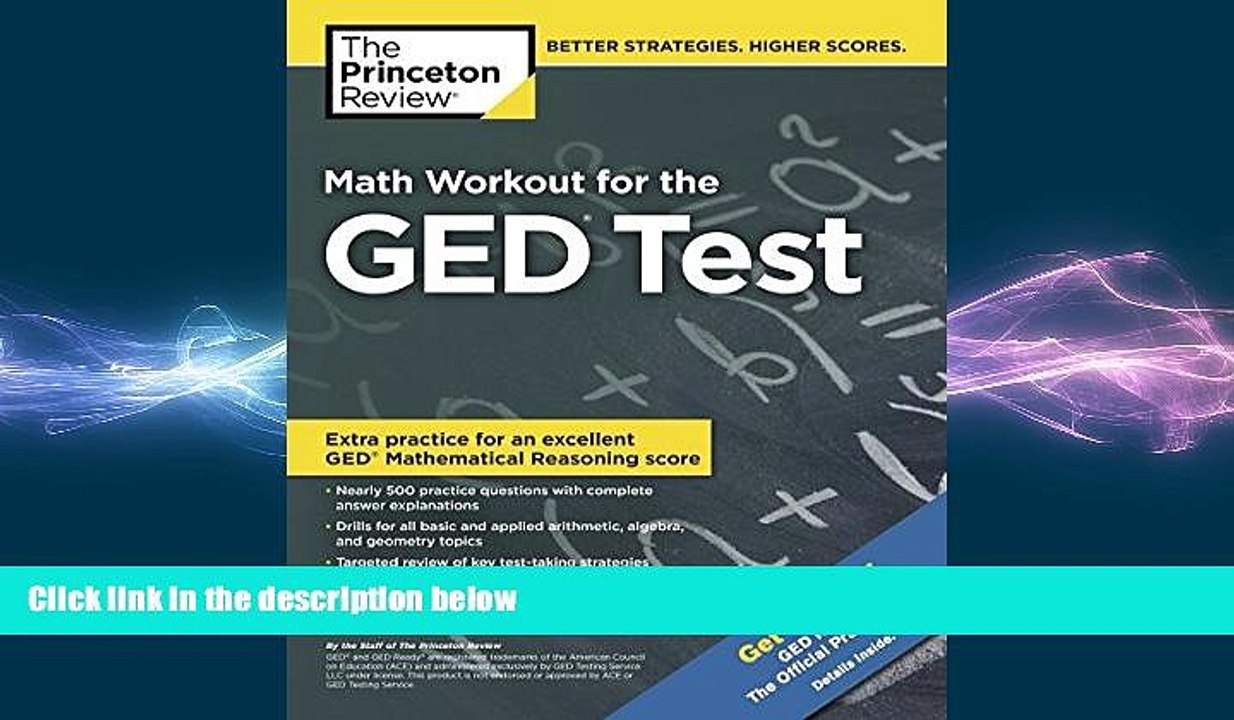 behold  Math Workout for the GED Test (College Test Preparation)