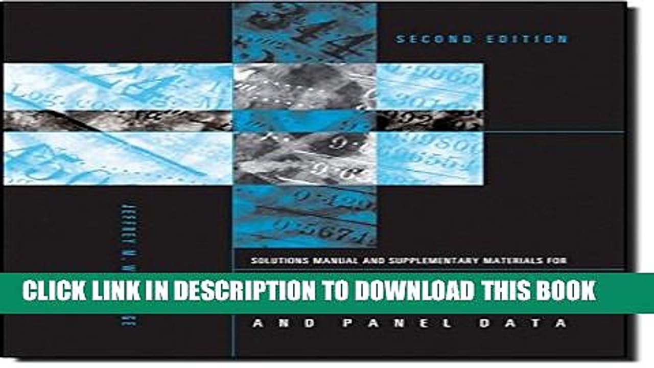 [PDF] Student s Solutions Manual and Supplementary Materials for Econometric Analysis of Cross