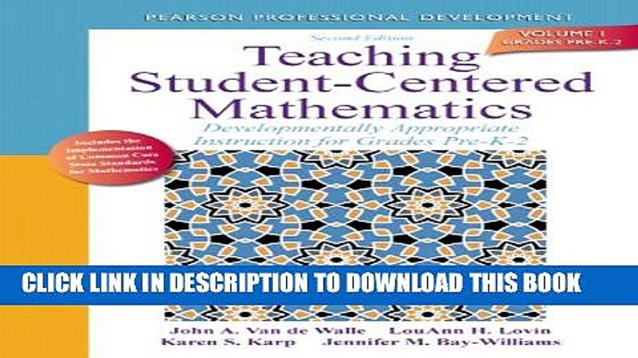 [PDF] Teaching Student-Centered Mathematics: Developmentally Appropriate Instruction for Grades
