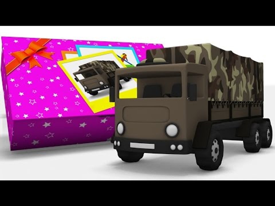 caixa de brinquedos | Caminhão de exército | vídeos para crianças