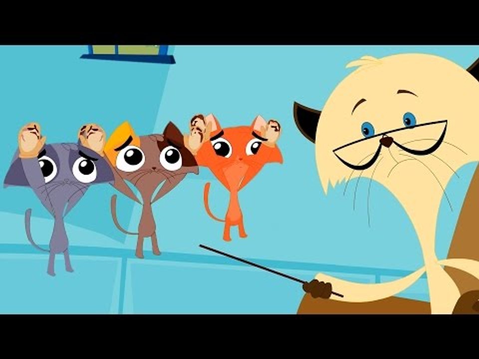 Tres pequeños gatitos | Canciones de cuna para los niños