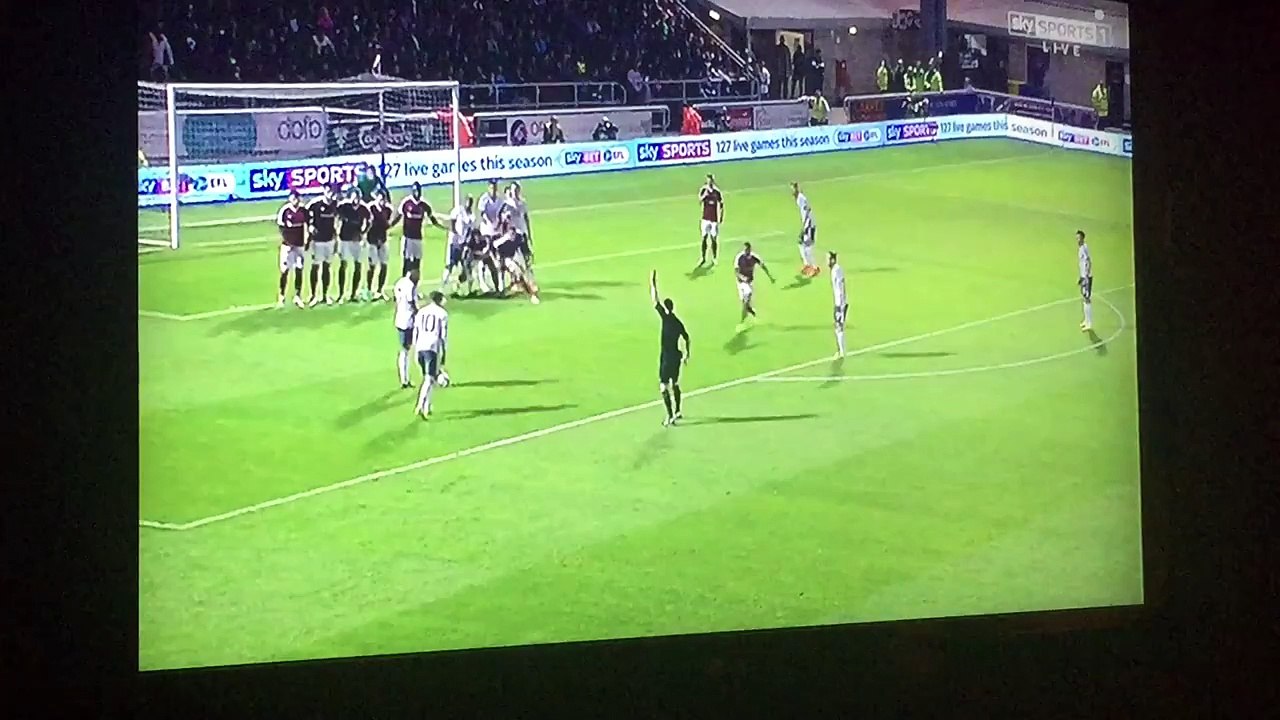 Michael Carrick Goal vs Northampton town