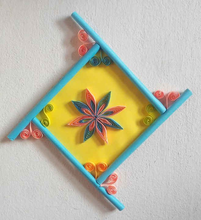 How to make a paper photo frame