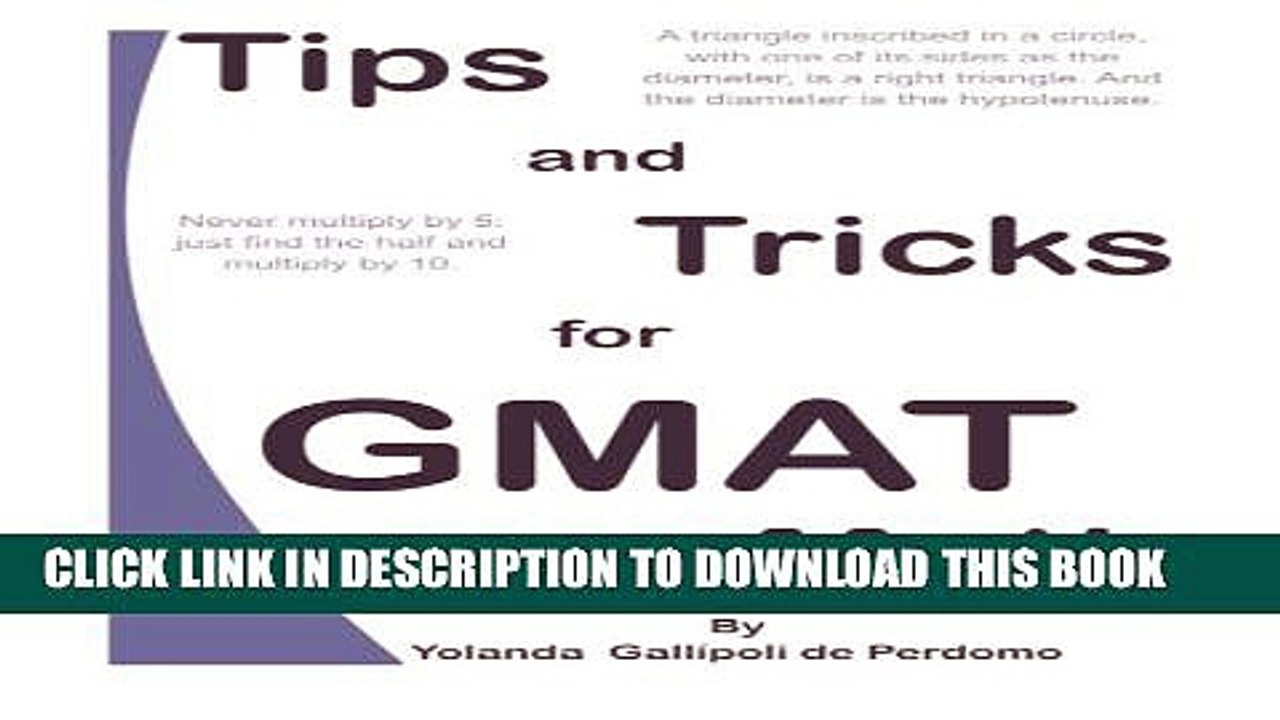 [PDF] Tips and Tricks for GMAT Math Full Colection