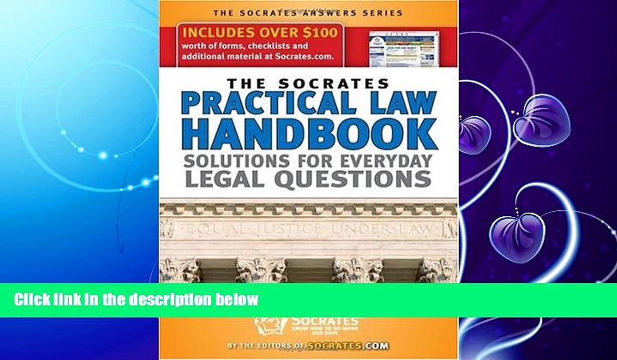 different   The Socrates Practical Law Handbook: Solutions for Everyday Legal Questions with