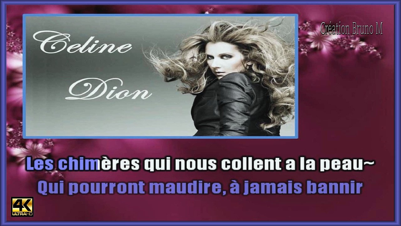 Céline Dion - Ma faille KARAOKE / INSTRUMENTAL