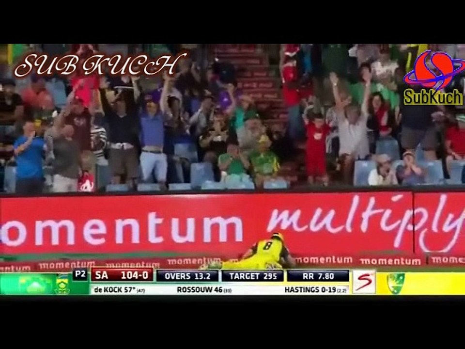 De Kock's 178 in 2016 ODI vs Australia 🏏