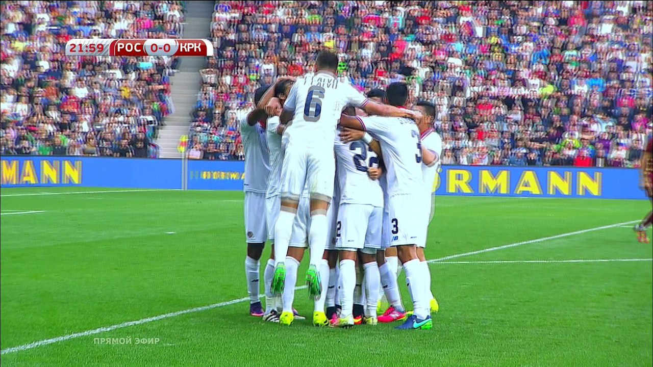 Россия - Коста-Рика 3:4 Футбол Голы HD