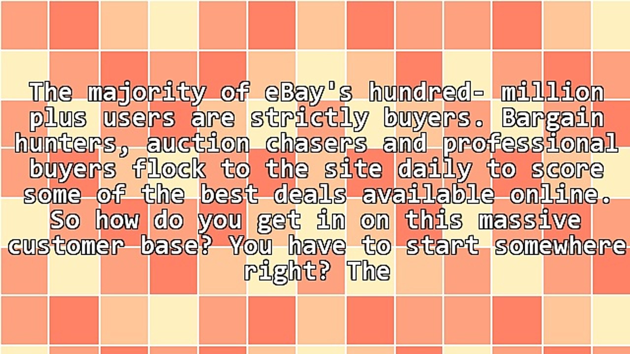 eBay Selling: A Beginner's Guide