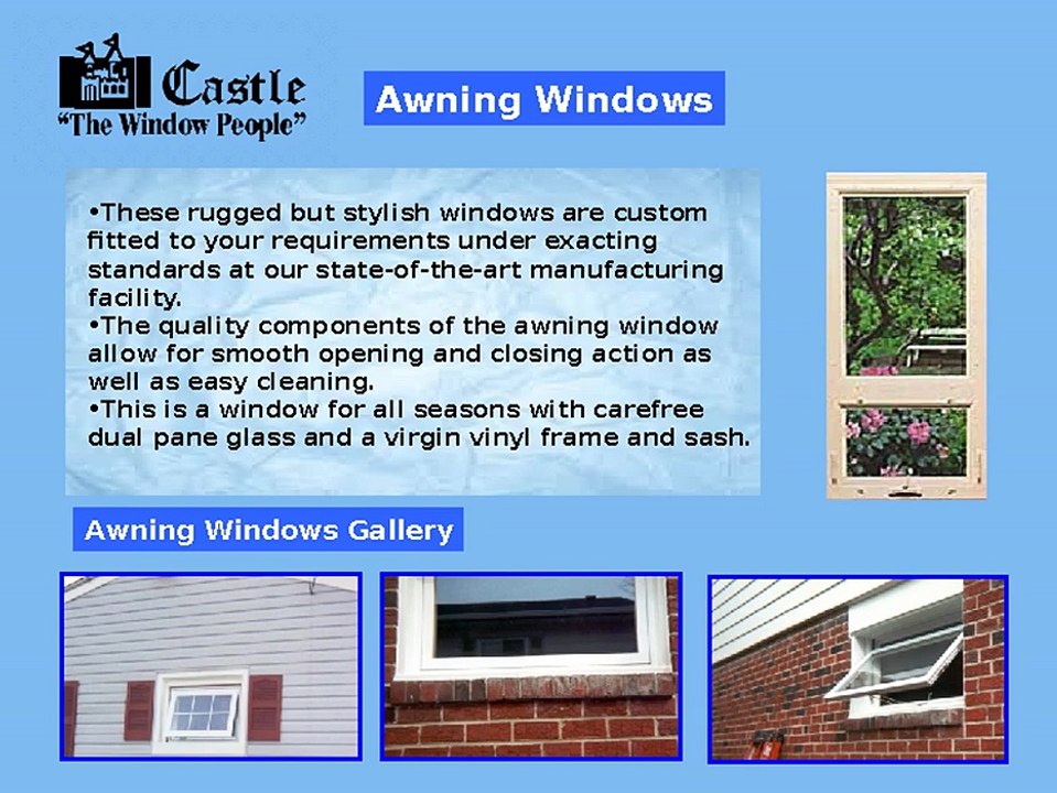 Slider Windows  |  Castle Windows