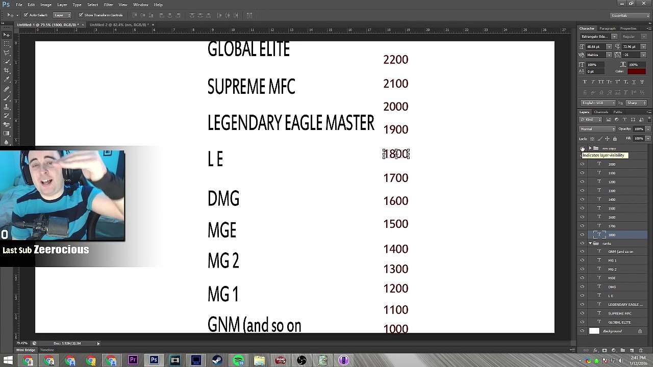 CS GO DERANKING AND NEW RANKING SYSTEM EXPLANATION (VISUAL)