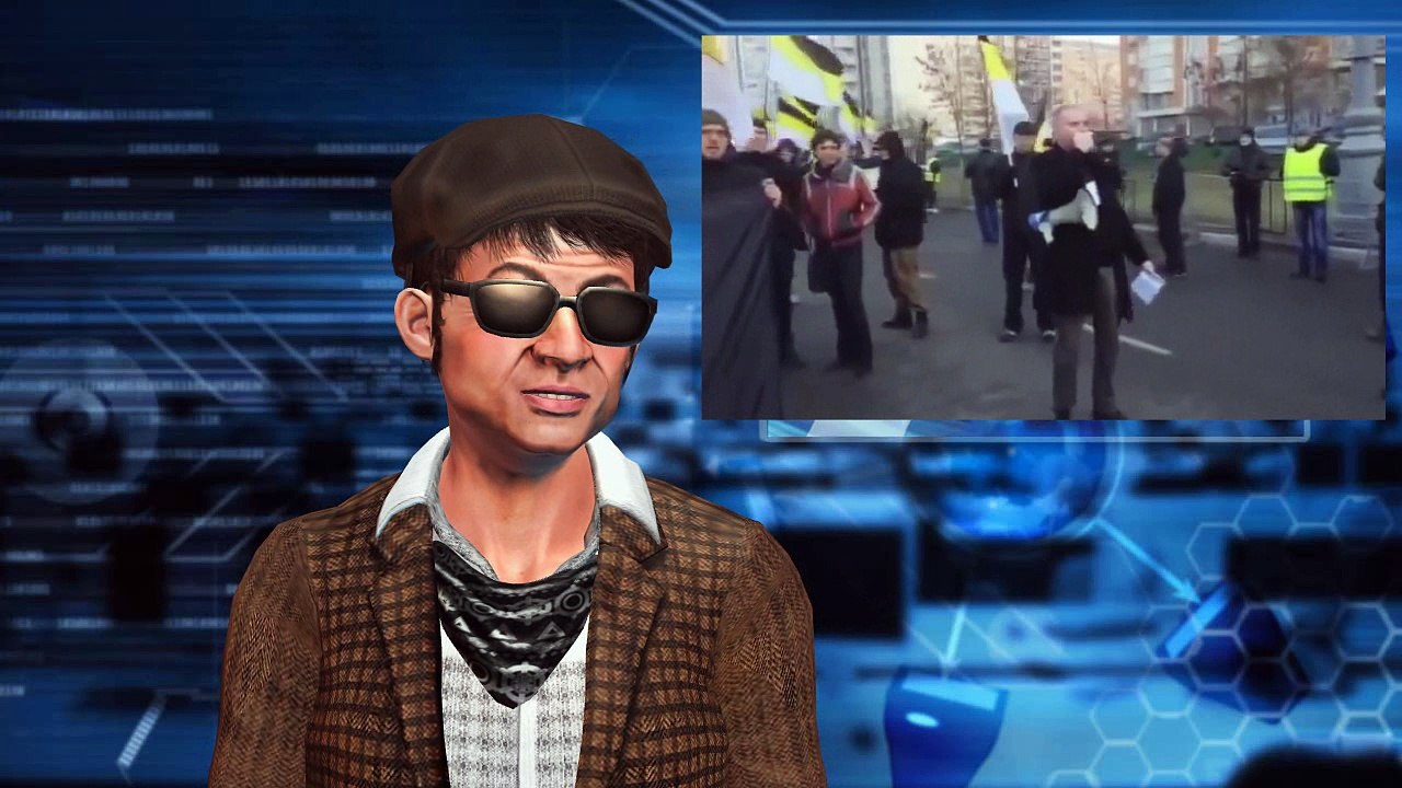 Русский марш в Москве 4 ноября 2016 года: 'Слава Киевской Руси!'