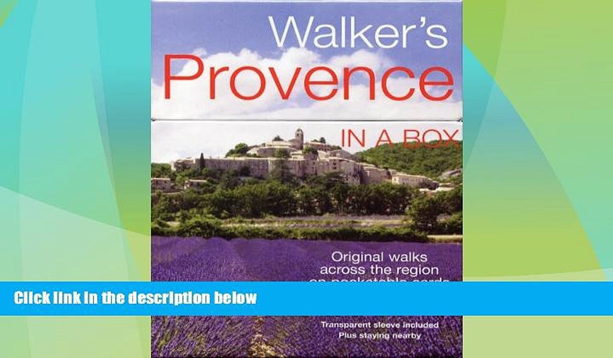 Deals in Books Walker s Provence in a Box (In a Box Walking Cycling Guides) (Walker s in a