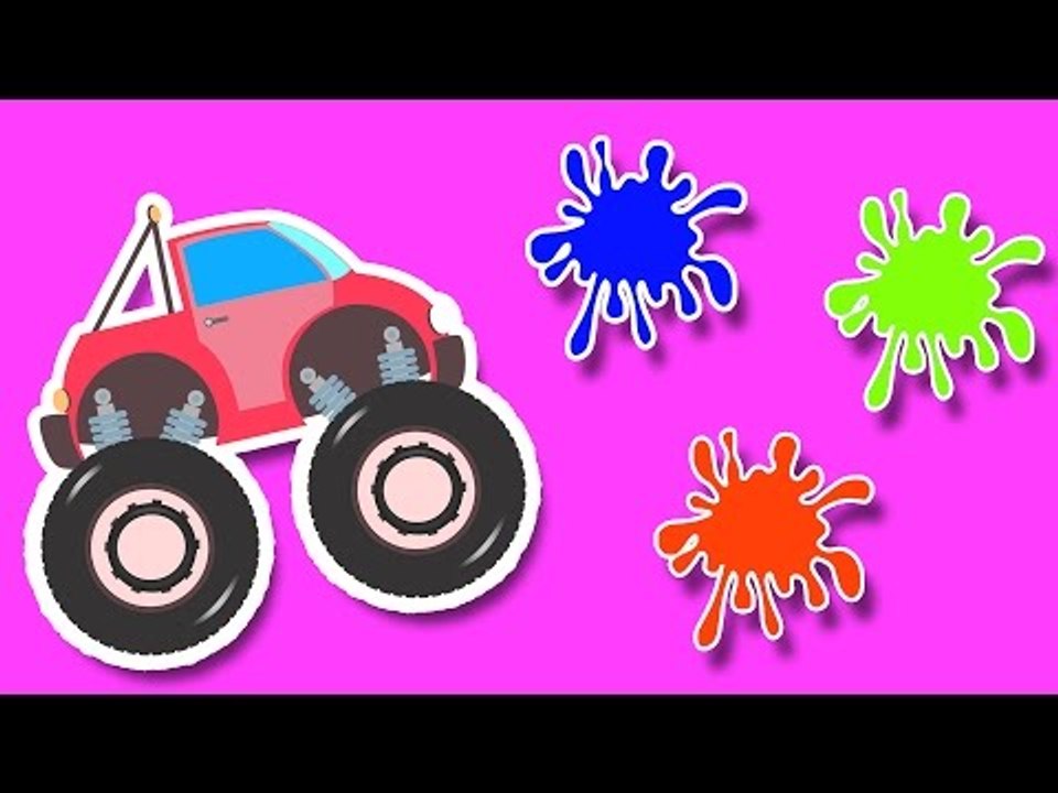 Monster Truck Colors | Learn Colors | Colors For Kids