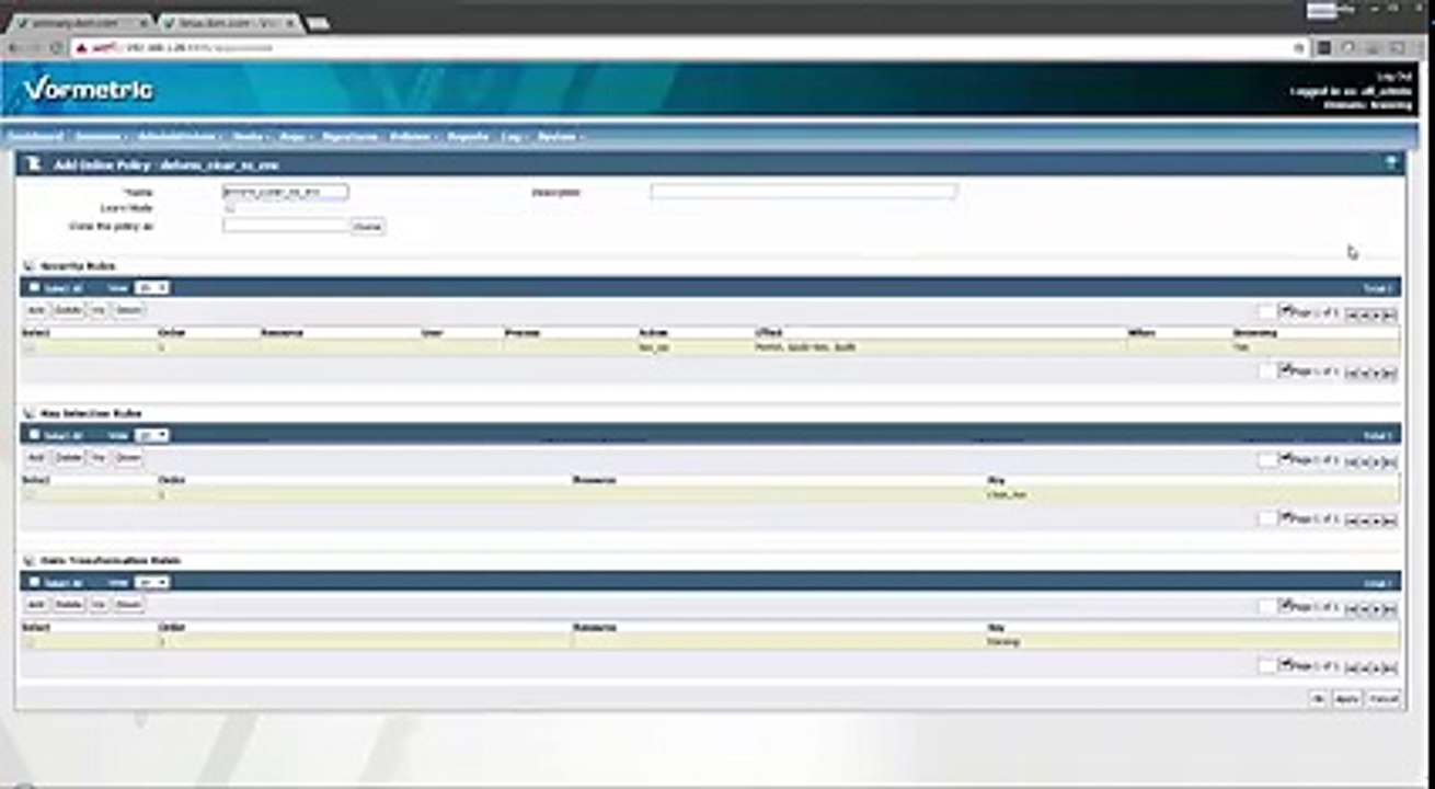 Guardium Data Encryption  Data Transform (Dataxform)