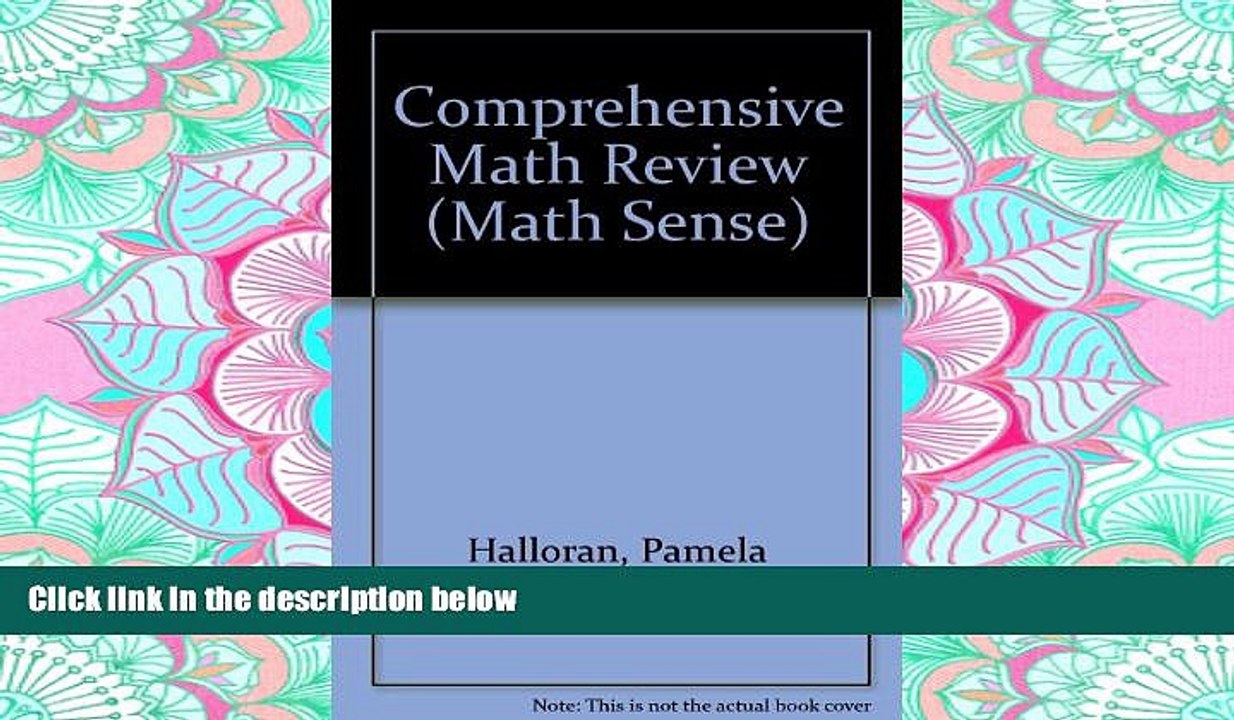 FULL ONLINE  Comprehensive Math Review (Math Sense)